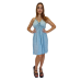 Κοντό Φόρεμα Βαμβακερό με τιράντες 